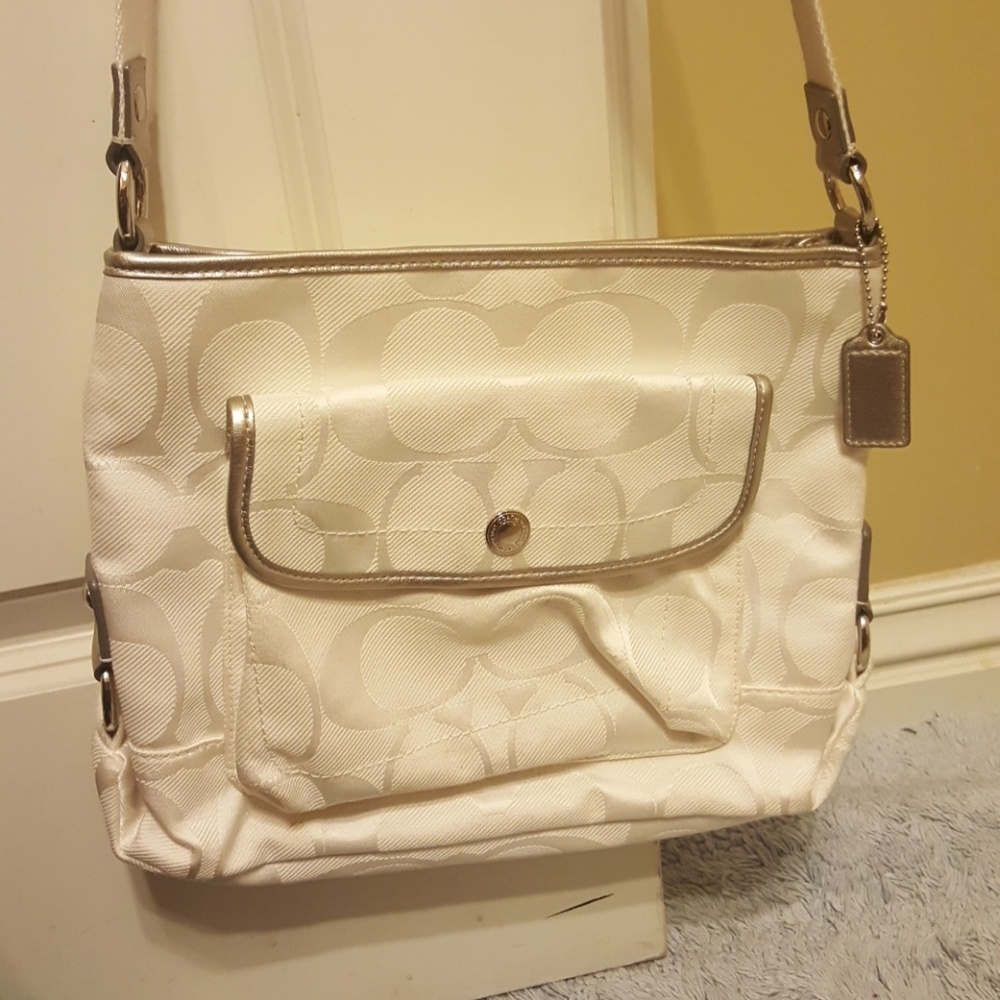White coach purse